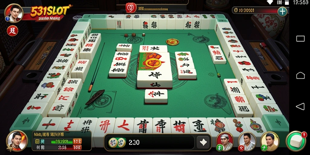 Tampilan screenshot gameplay 531SLOT yang menampilkan suasana bermain Mahjong.