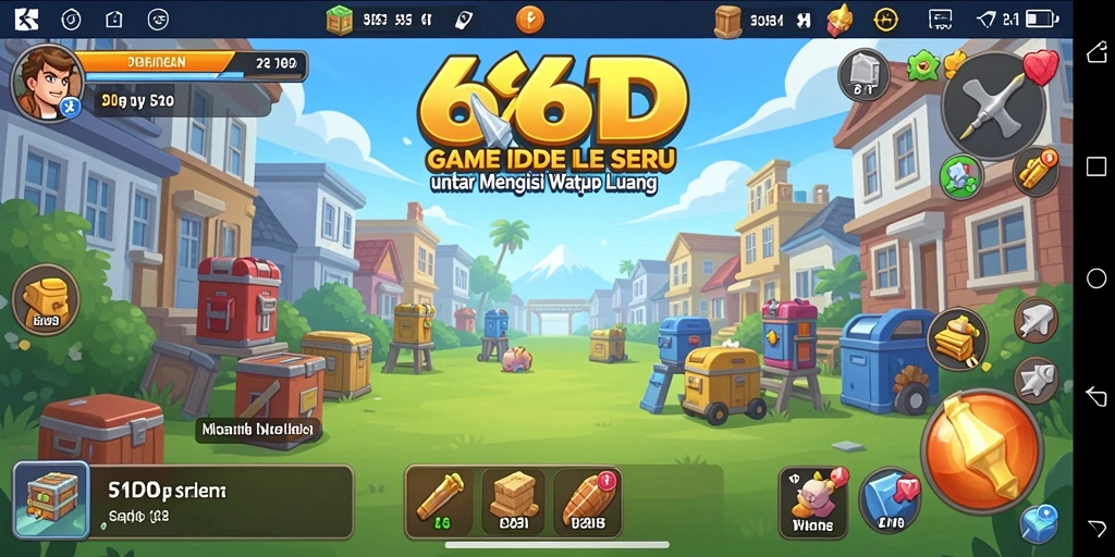 Tampilan gameplay 66D yang menarik dan mengasyikkan.