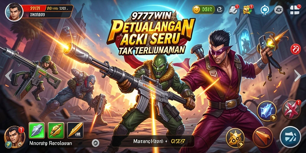 Tampilan gameplay seru di 9777WIN yang penuh aksi.