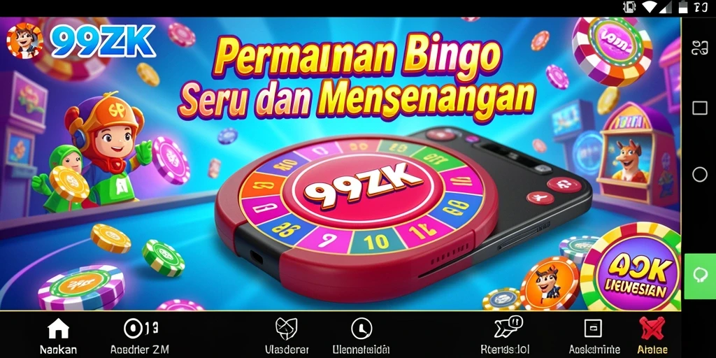 Screenshot gameplay 99ZK dengan tema Bingo yang menarik.