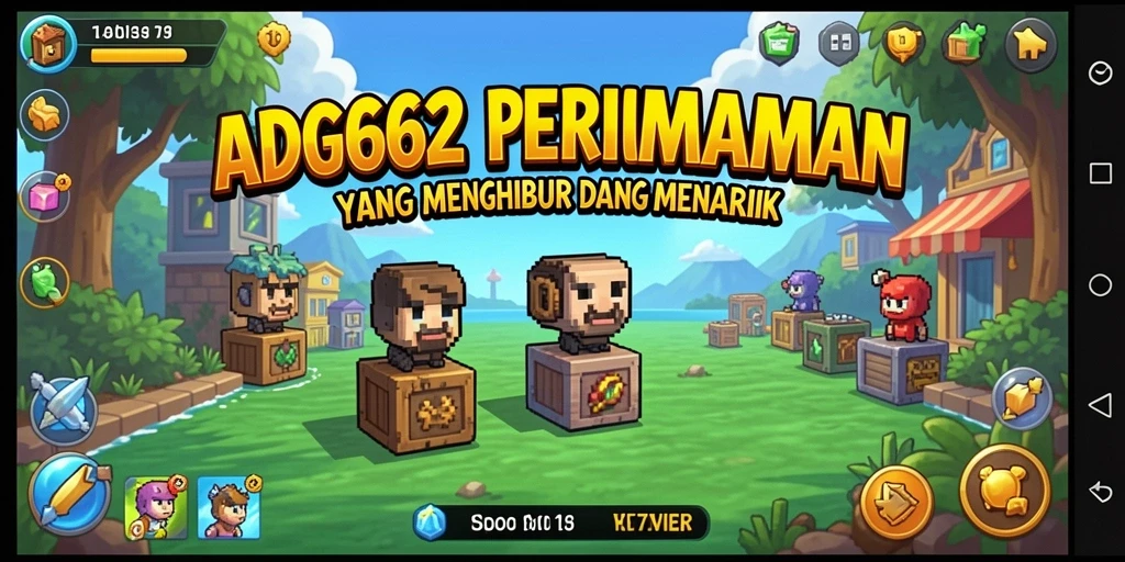 Tangkapan layar gameplay ADG62 menampilkan aksi Idle yang seru dan mengasyikkan.