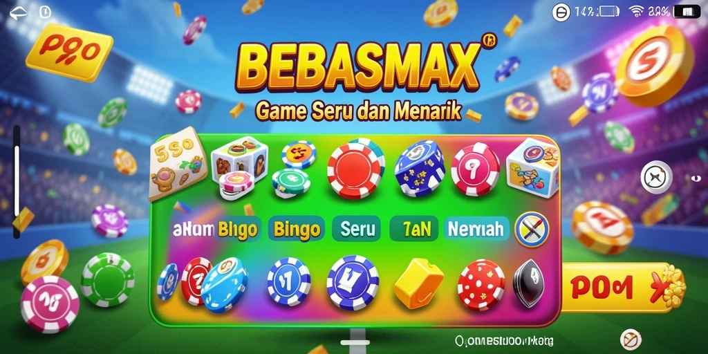 Tampilan gameplay BEBASMAX yang seru dalam permainan Bingo.