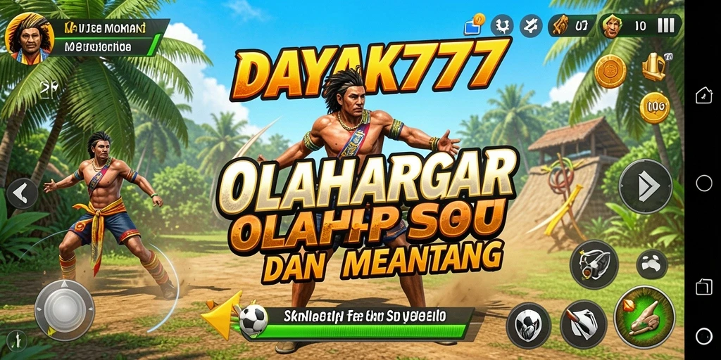Screenshot DAYAK777 menunjukkan aksi seru di lapangan olahraga.