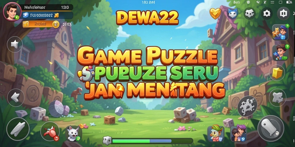 Screenshot DEWA22 menampilkan gameplay Puzzle yang menarik dan menantang.