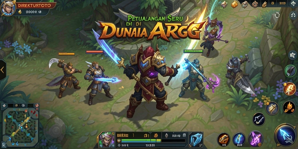Tampilan seru gameplay menegangkan di DIREKTURTOTO.