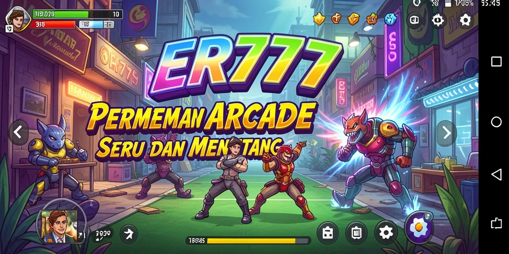 Tangkapan layar gameplay menunjukkan aksi seru dalam ER777.