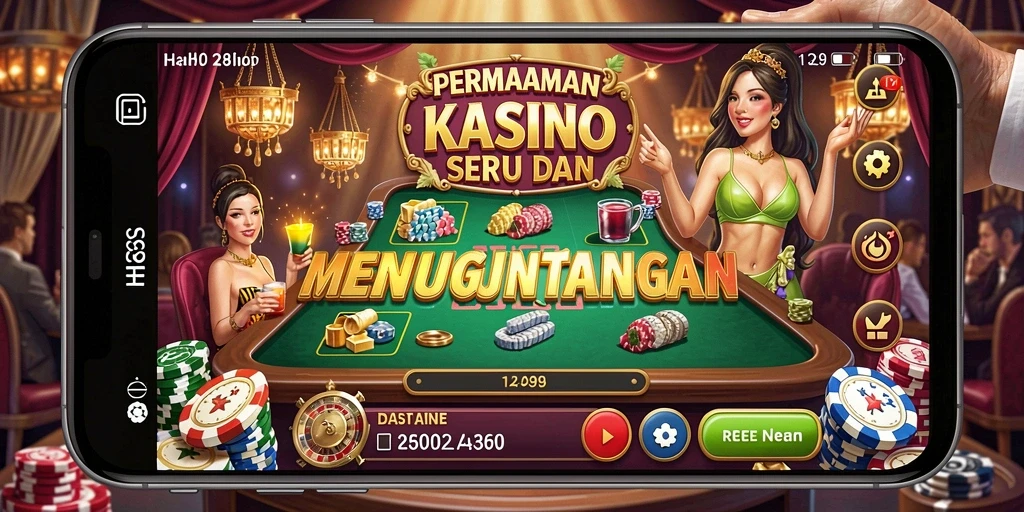 Tampilan gameplay Kasino di HR89 yang menarik dan mendebarkan.