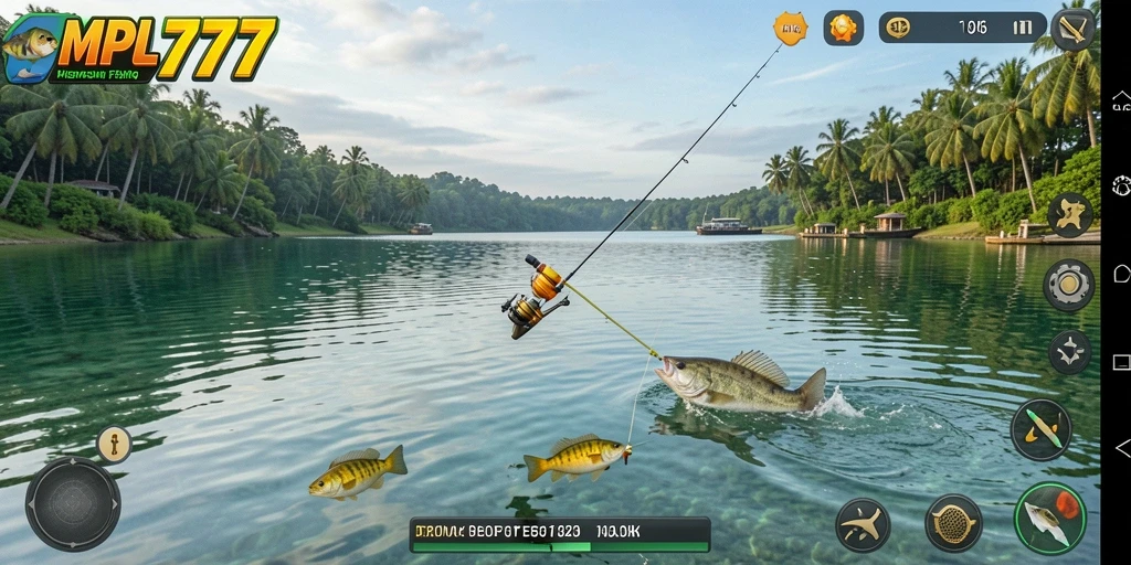 Tangkapan ikan yang besar dalam gameplay MPL777 yang seru.