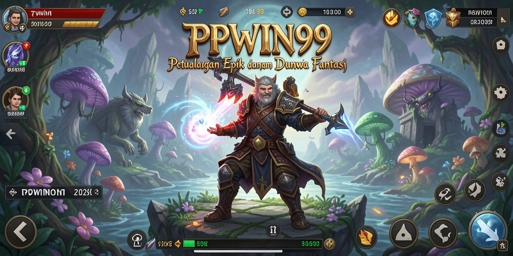 Tangkapan layar gameplay PPWIN99 menampilkan karakter dalam petualangan seru.