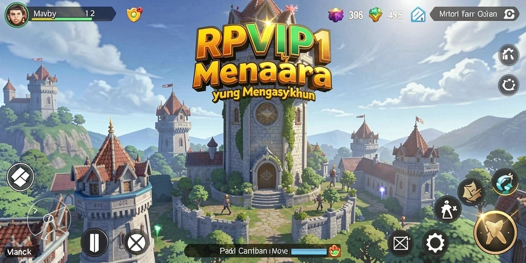 Tangkapan layar menunjukkan gameplay yang intens di RPVIP1.