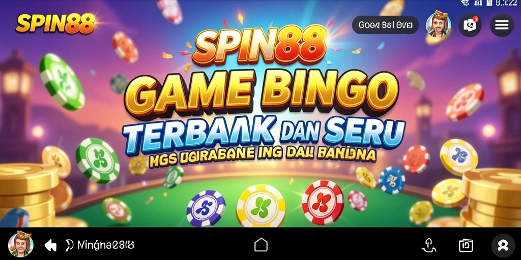 Tampilan gameplay SPIN88 yang mengasyikkan saat bermain Bingo.
