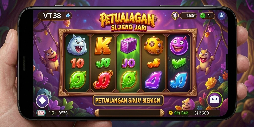 Tampilan gameplay menarik dari VT38 dengan efek visual menakjubkan.